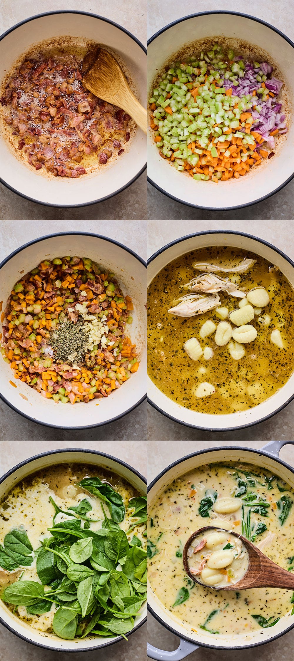 Chicken Gnocchi Soup Step By Step Instructions