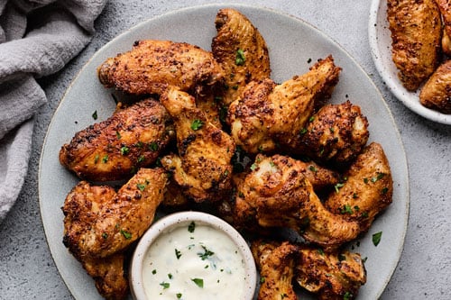 Crispy Baked Chicken Wings