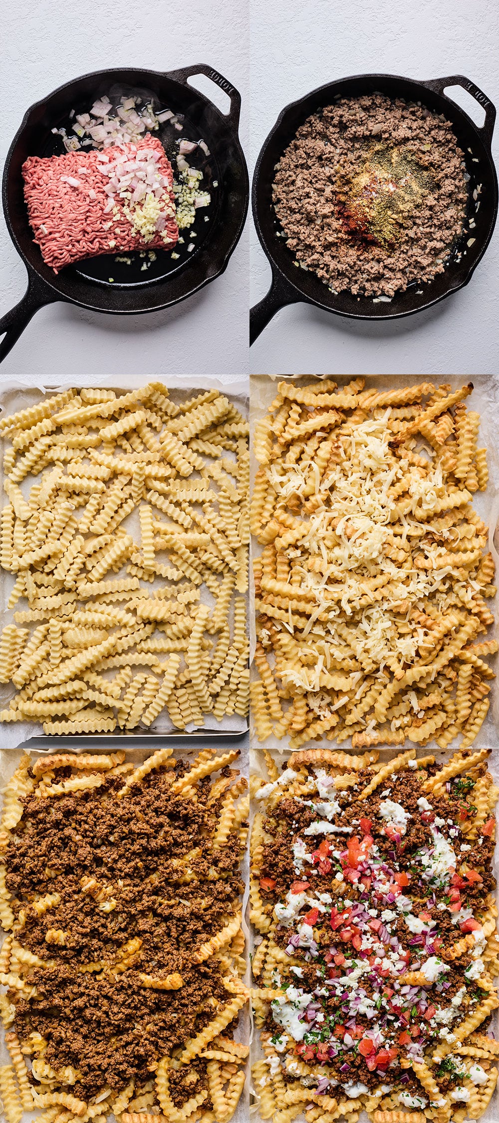 Loaded French fries (Greek style)