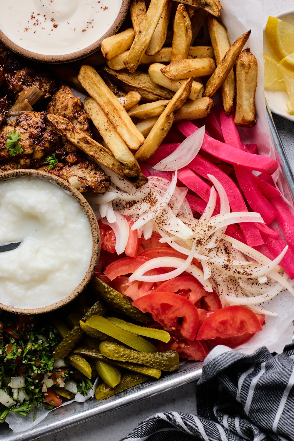 Easy Sheet Pan Chicken Shawarma