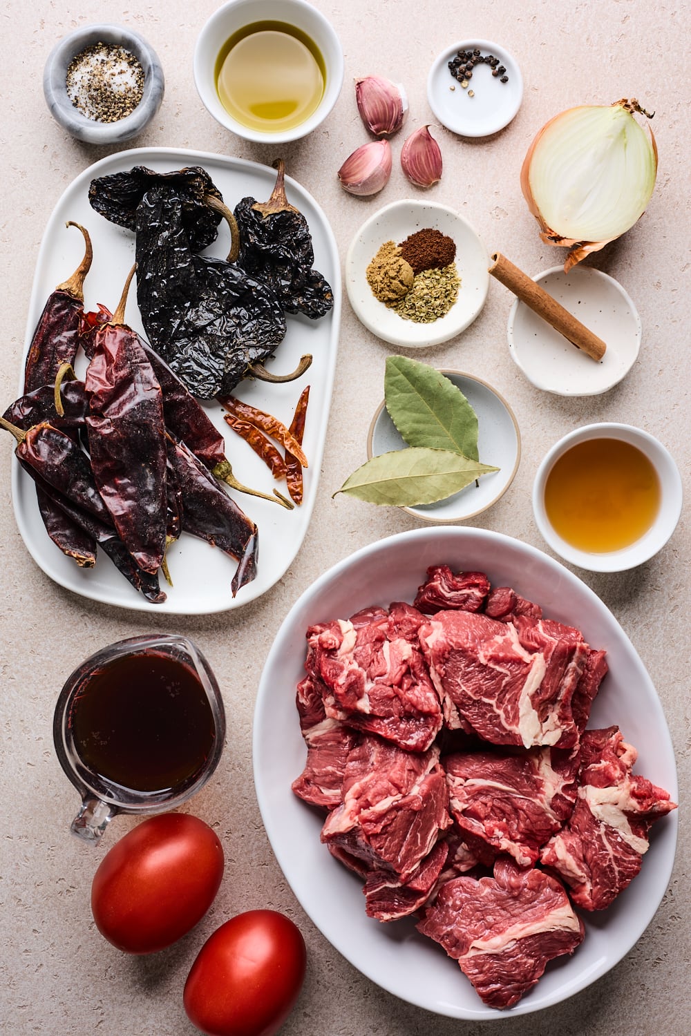 Simple Beef Birria Ingredients