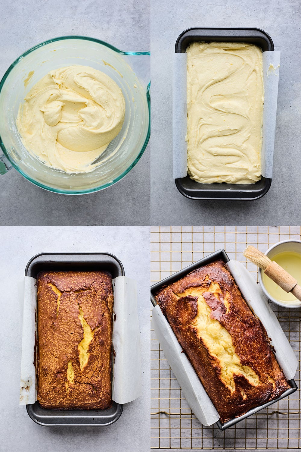 Lemon Pound Cake Step By Step Instructions part 2