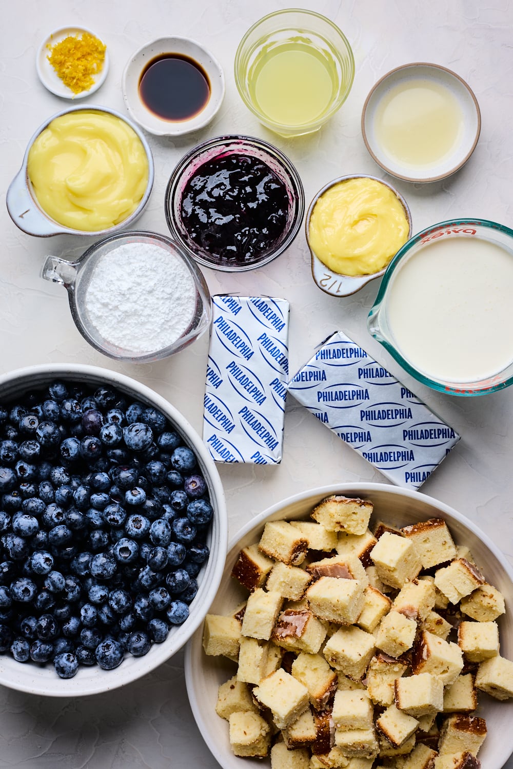 Lemon Blueberry Cheesecake Trifle