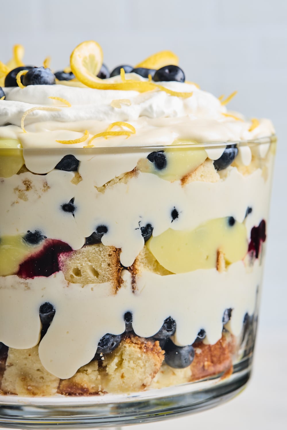 Lemon Blueberry Cheesecake Trifle