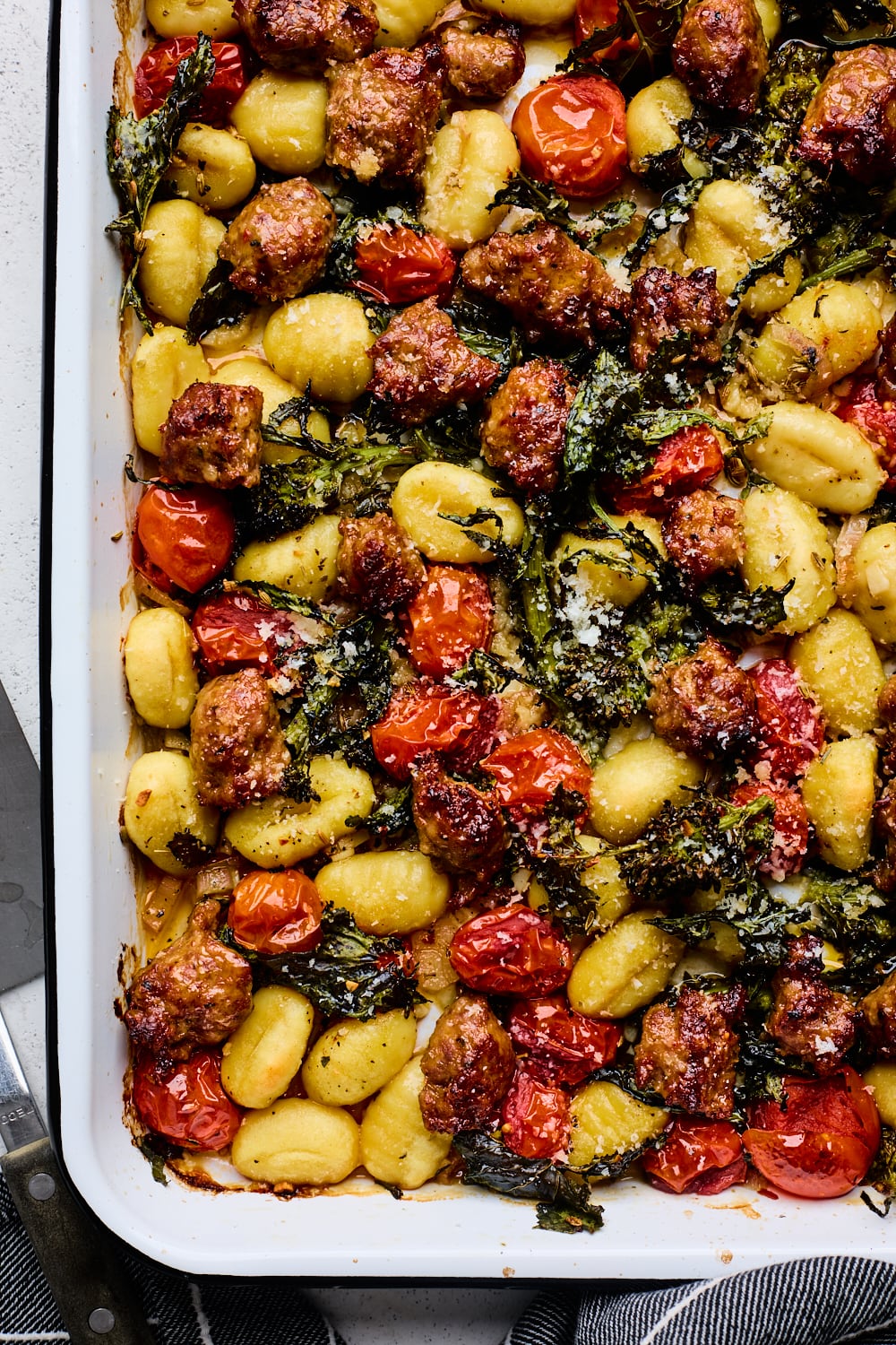 Sheet Pan Gnocchi With Sausage and Rapini