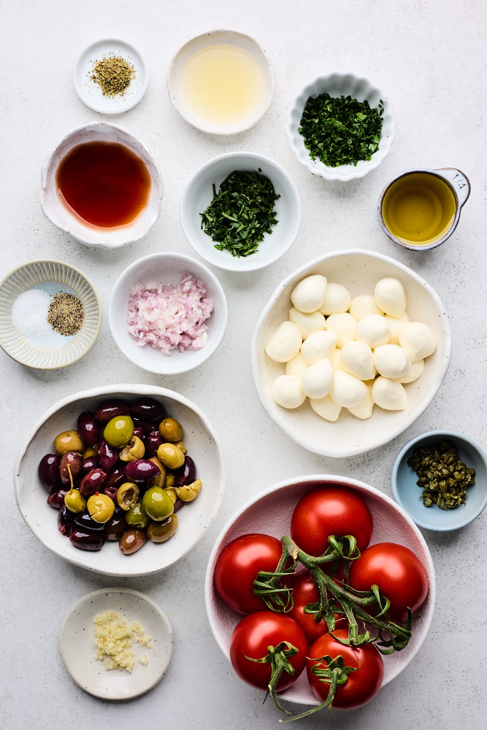 Marinated tomato salad Ingredients