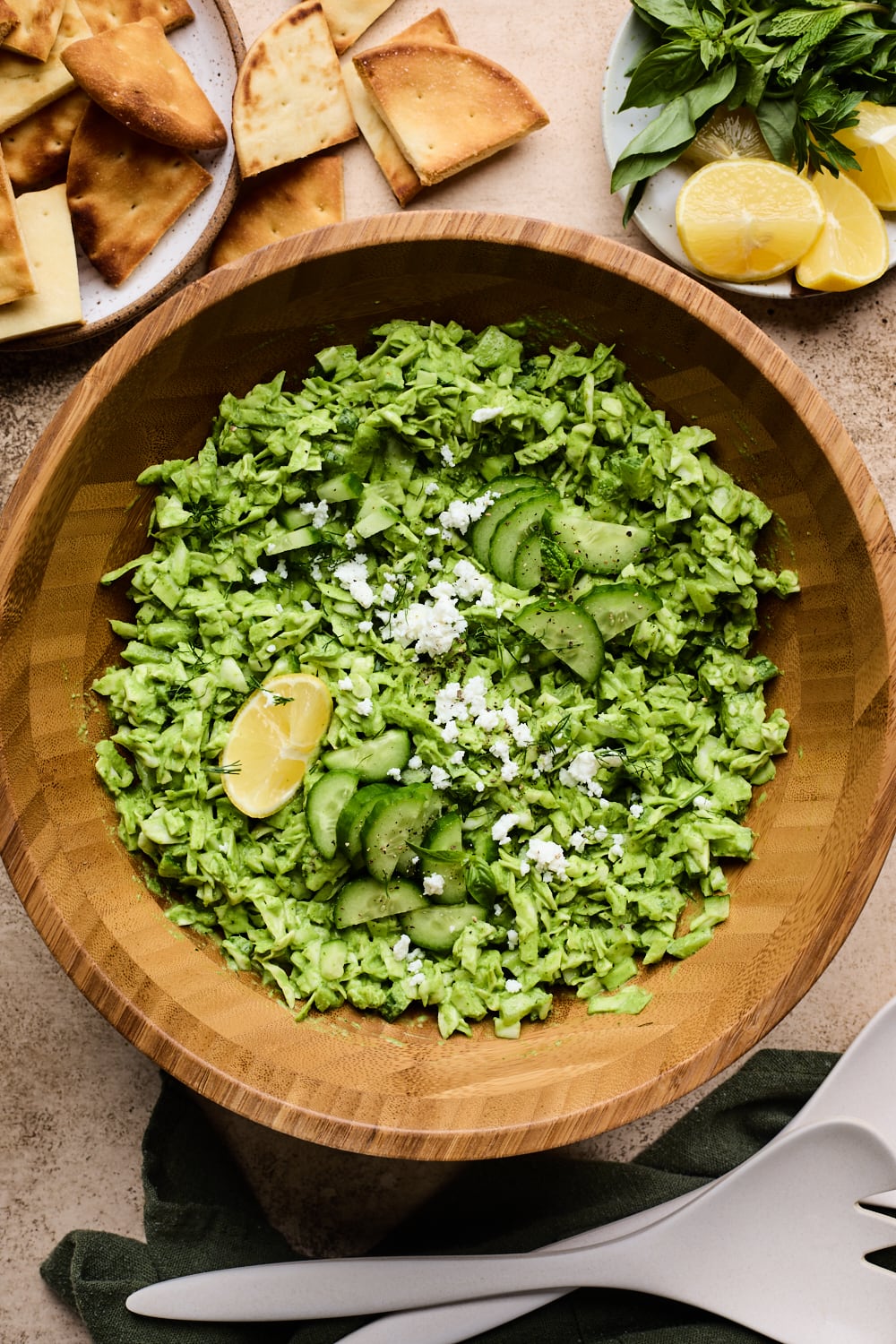 Green Goddess Salad - Greek Style