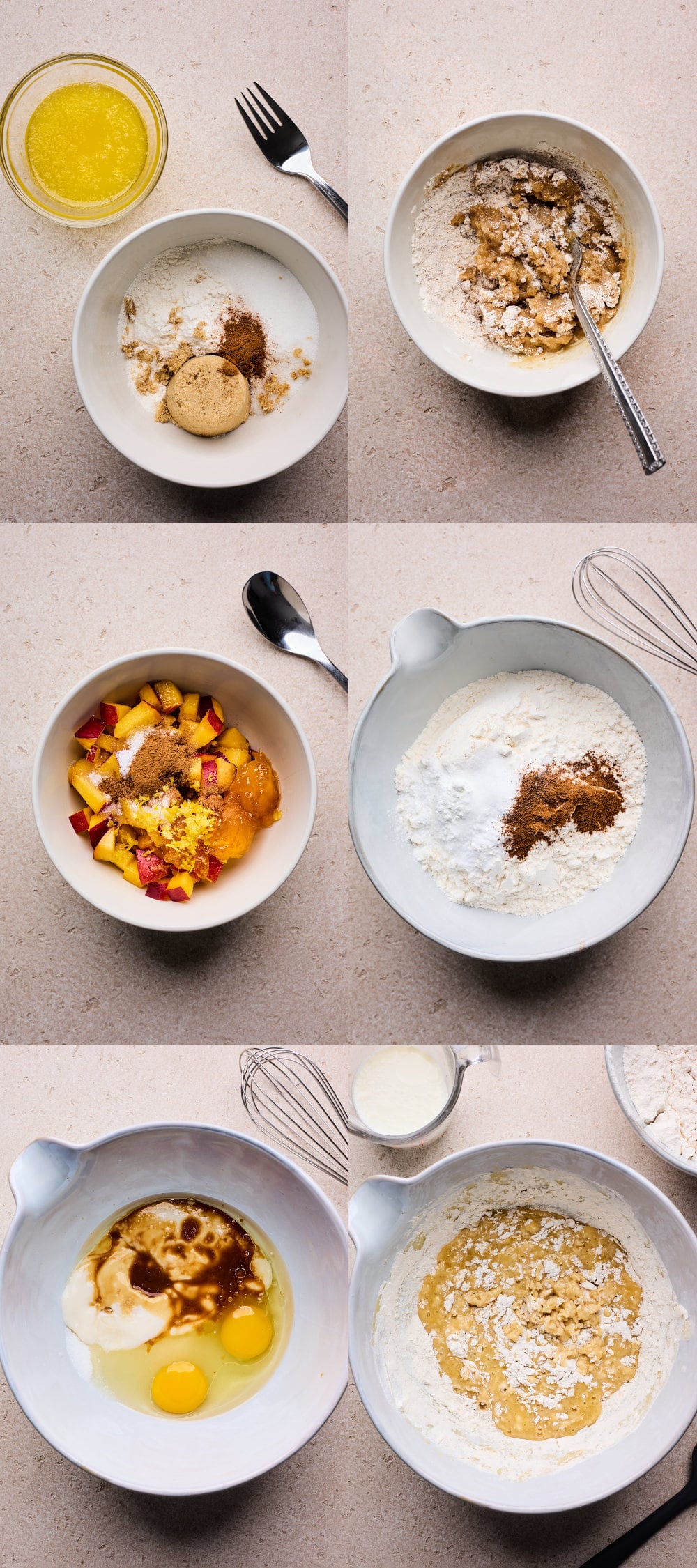 Peach Cobbler Quick Bread