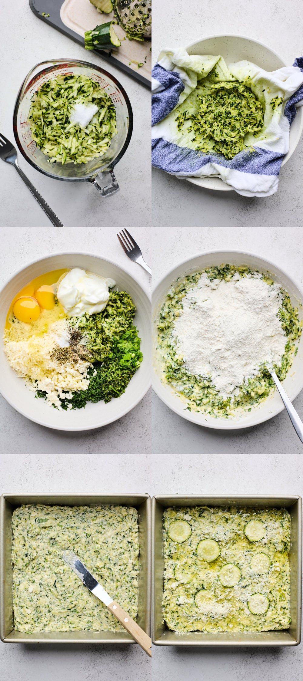 Crustless Zucchini Pie