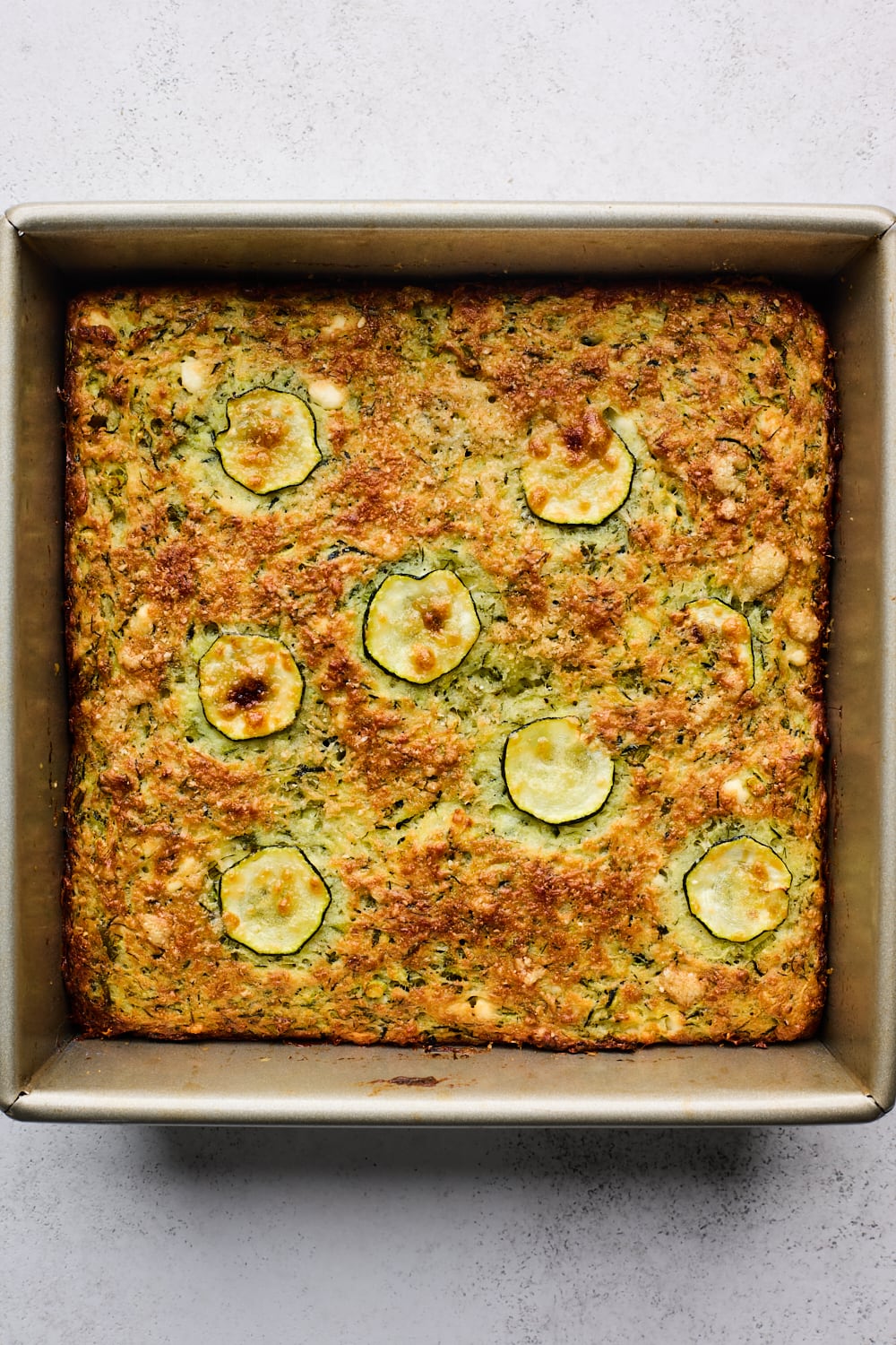 Crustless Zucchini Pie