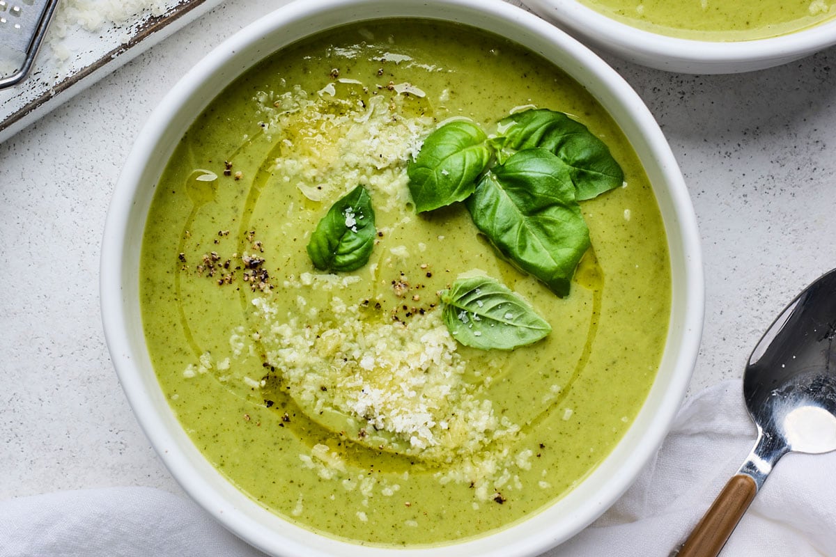 Roasted Zucchini Soup