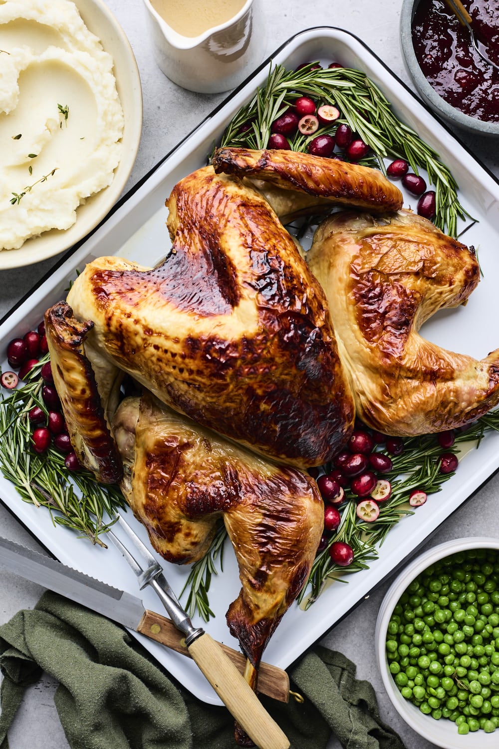 Buttermilk Brined Roasted Turkey