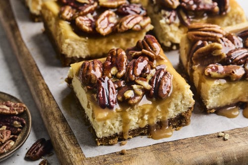 Pecan Pie Cheesecake Bars
