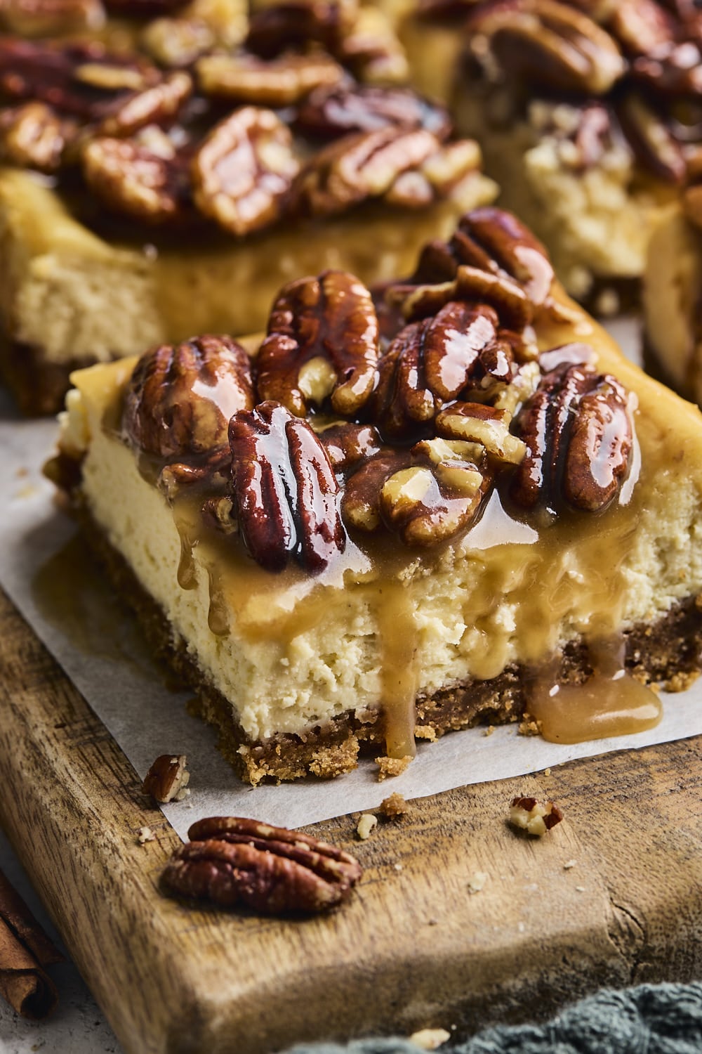 Pecan Pie Cheesecake Bars