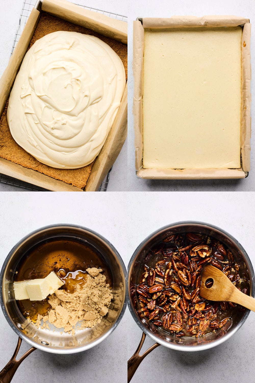 Pecan Pie Cheesecake Bars