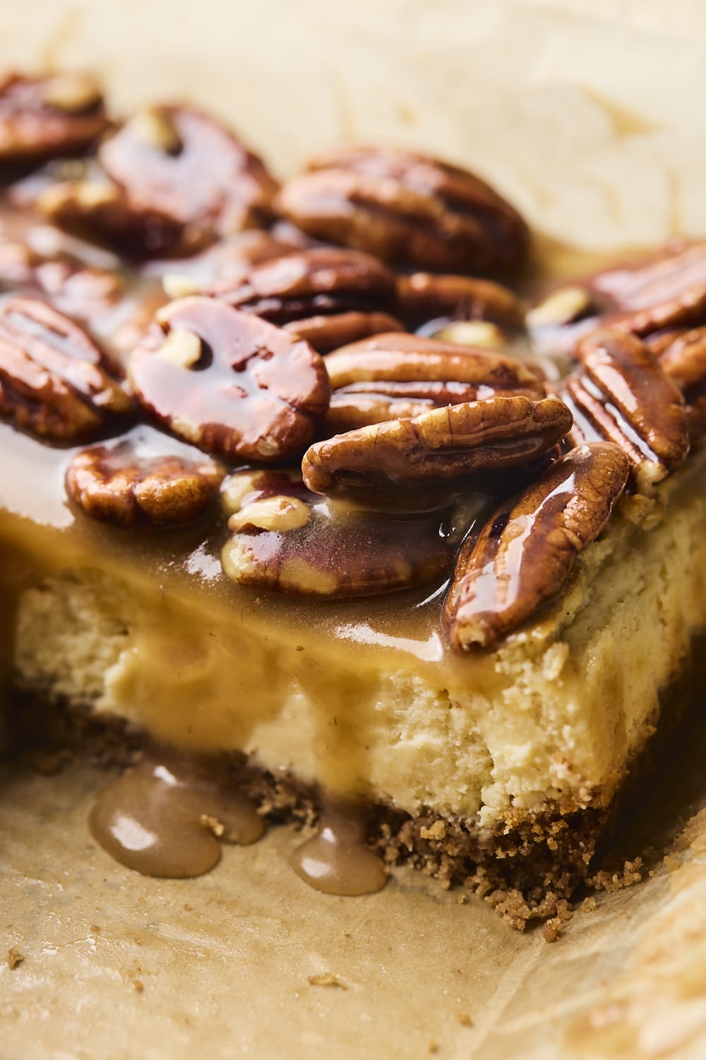 Pecan Pie Cheesecake Bars