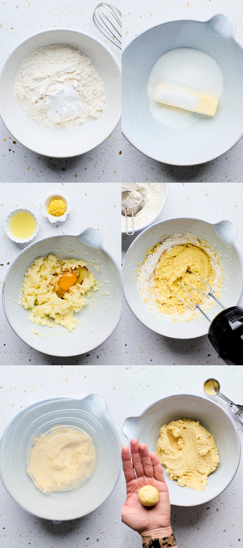 Lemon Crinkle Cookies