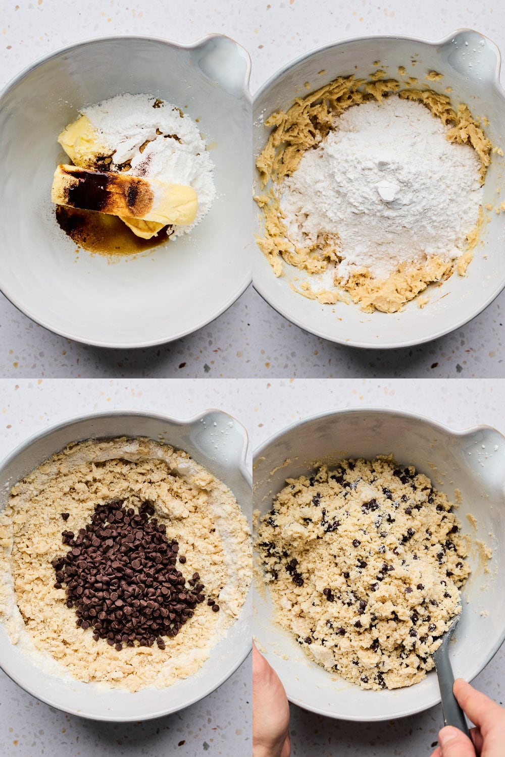 Chocolate Chip Shortbread Cookies