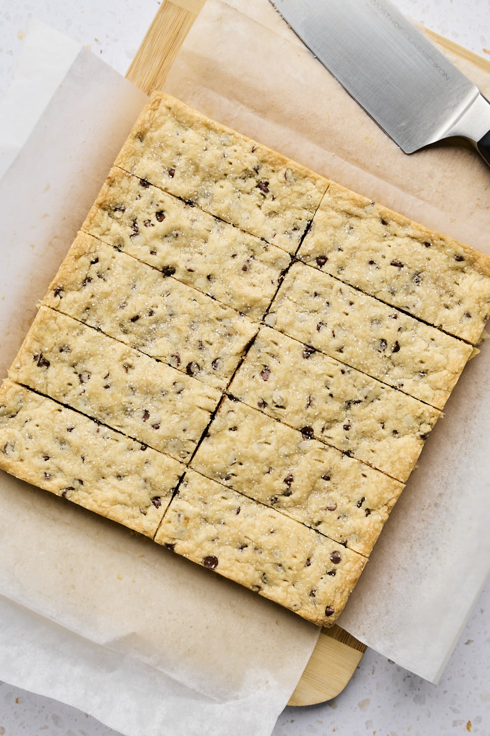 Chocolate Chip Shortbread Cookies
