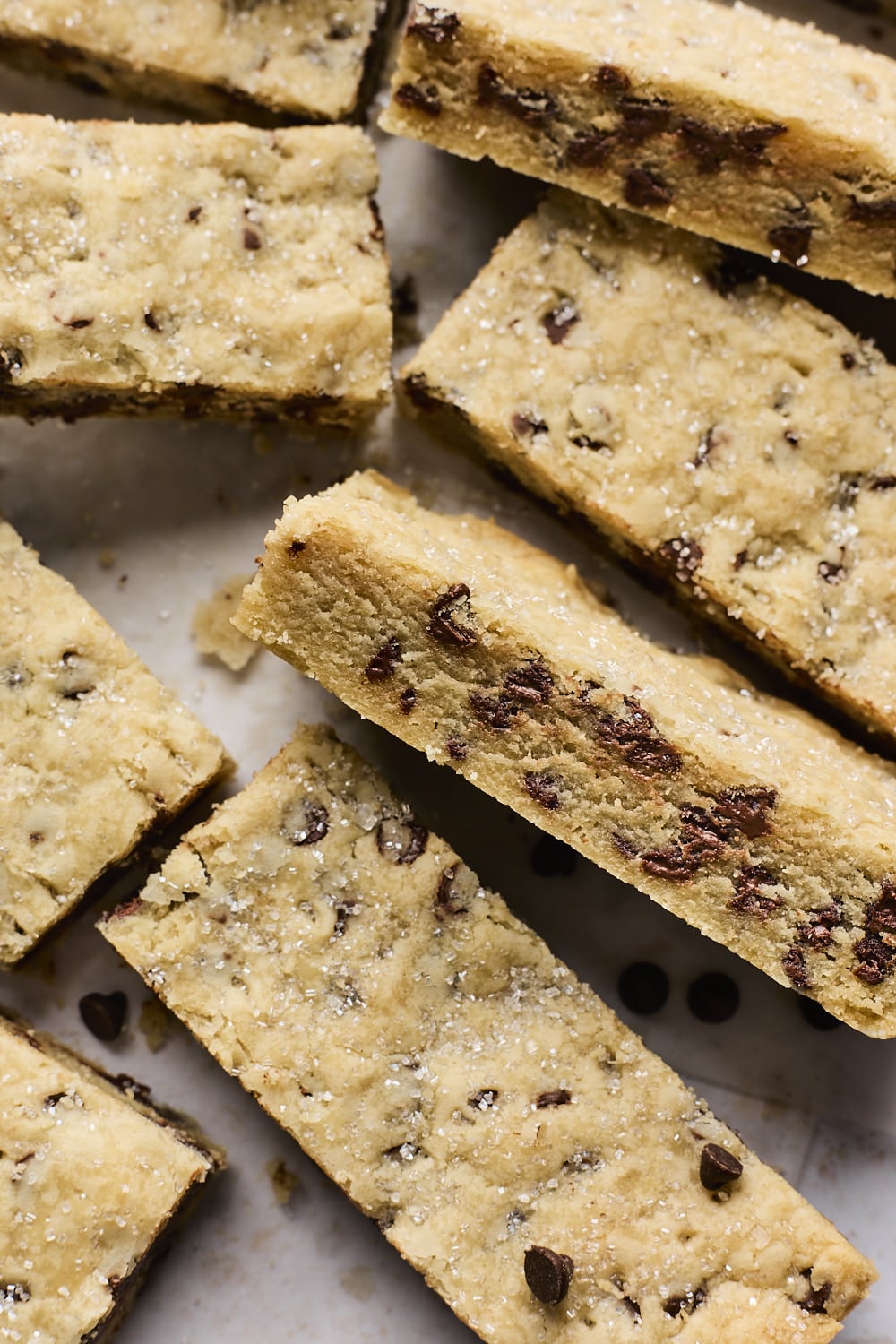 Chocolate Chip Shortbread Cookies