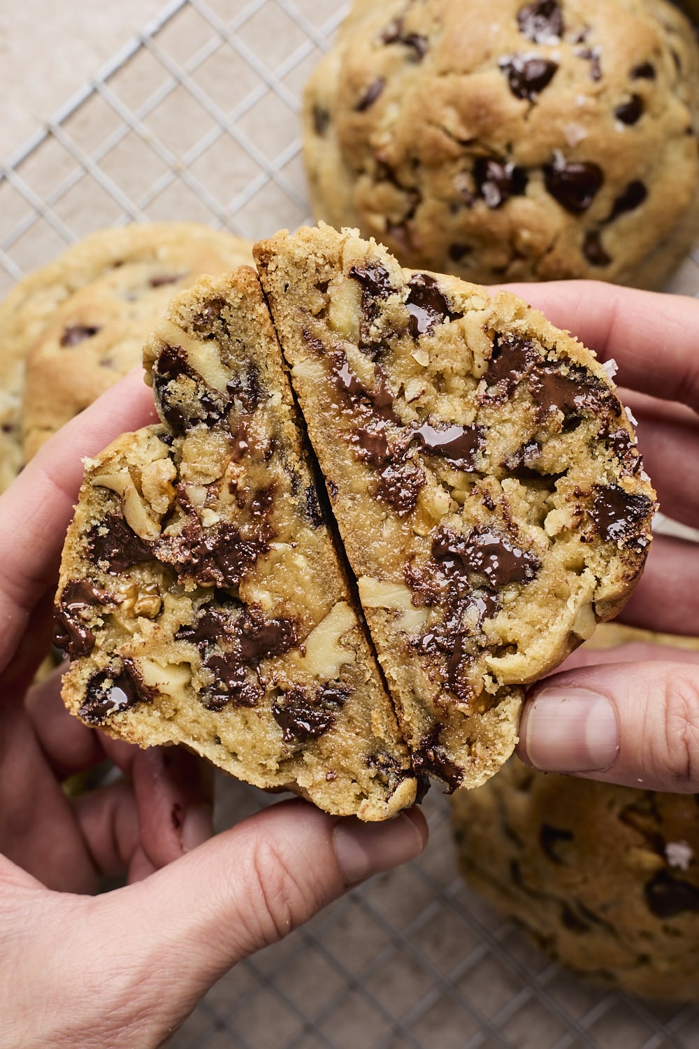 Giant New York Style (Levain bakery) Chocolate Chip Cookies