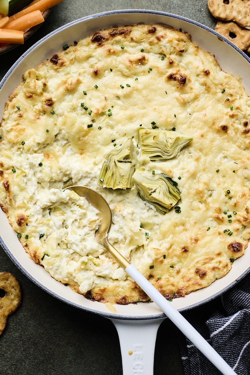 Baked Artichoke and Asiago Dip