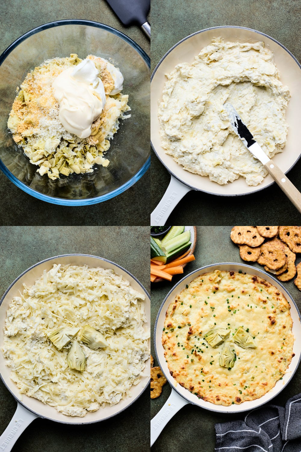 Baked Artichoke and Asiago Dip