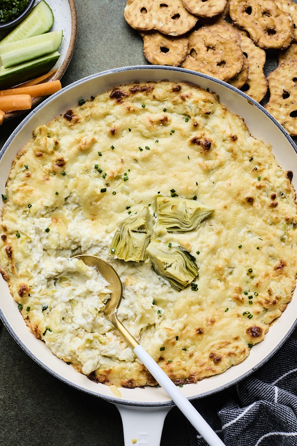 Baked Artichoke and Asiago Dip