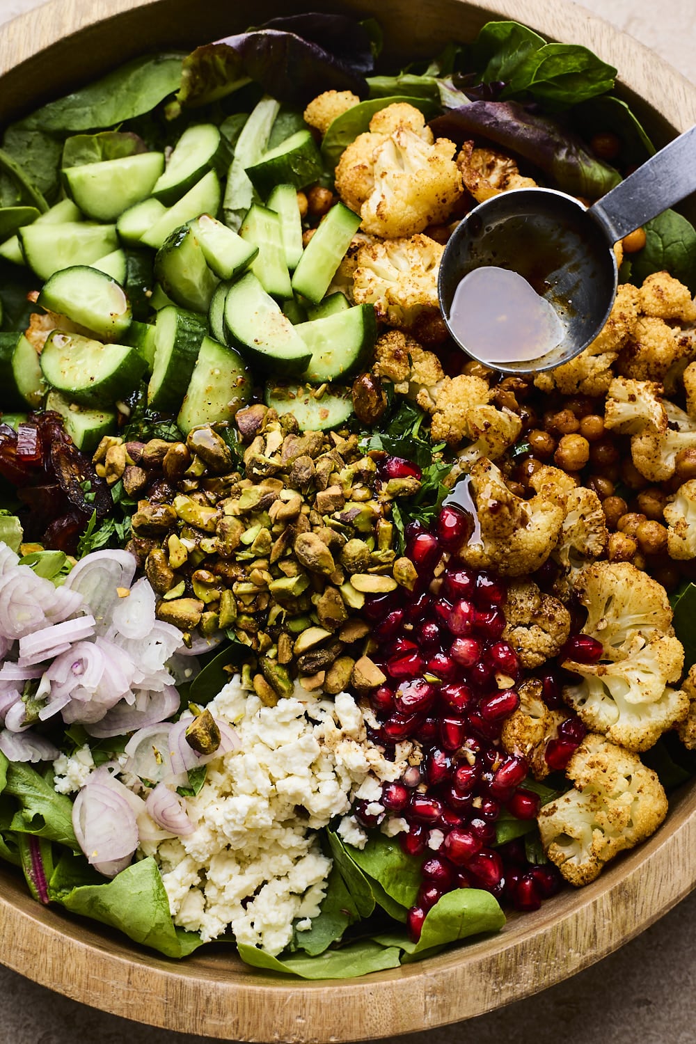 Roasted Cauliflower and Chickpea Salad