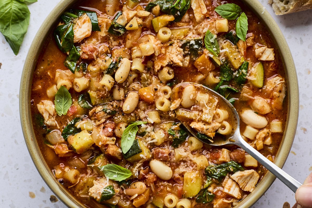 Easy Quick Chicken Minestrone
