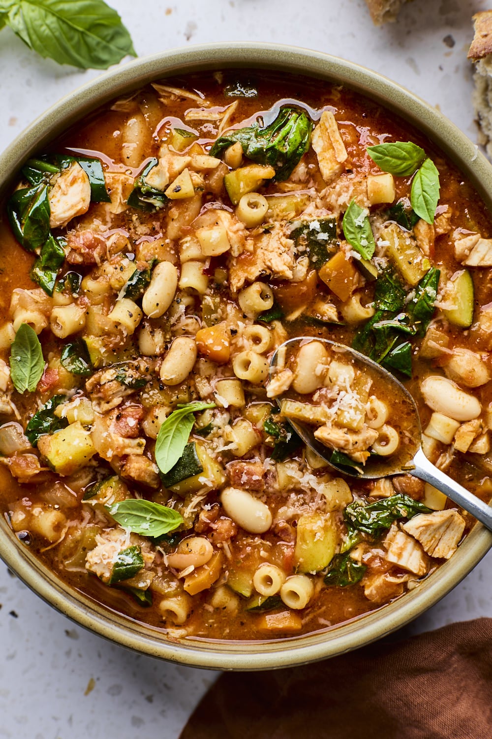 Easy Quick Chicken Minestrone