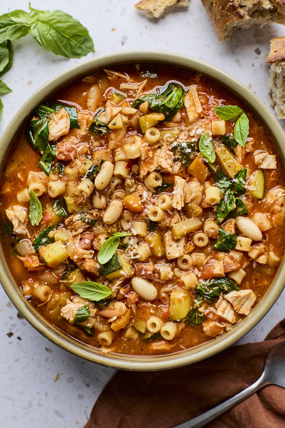 Easy Quick Chicken Minestrone