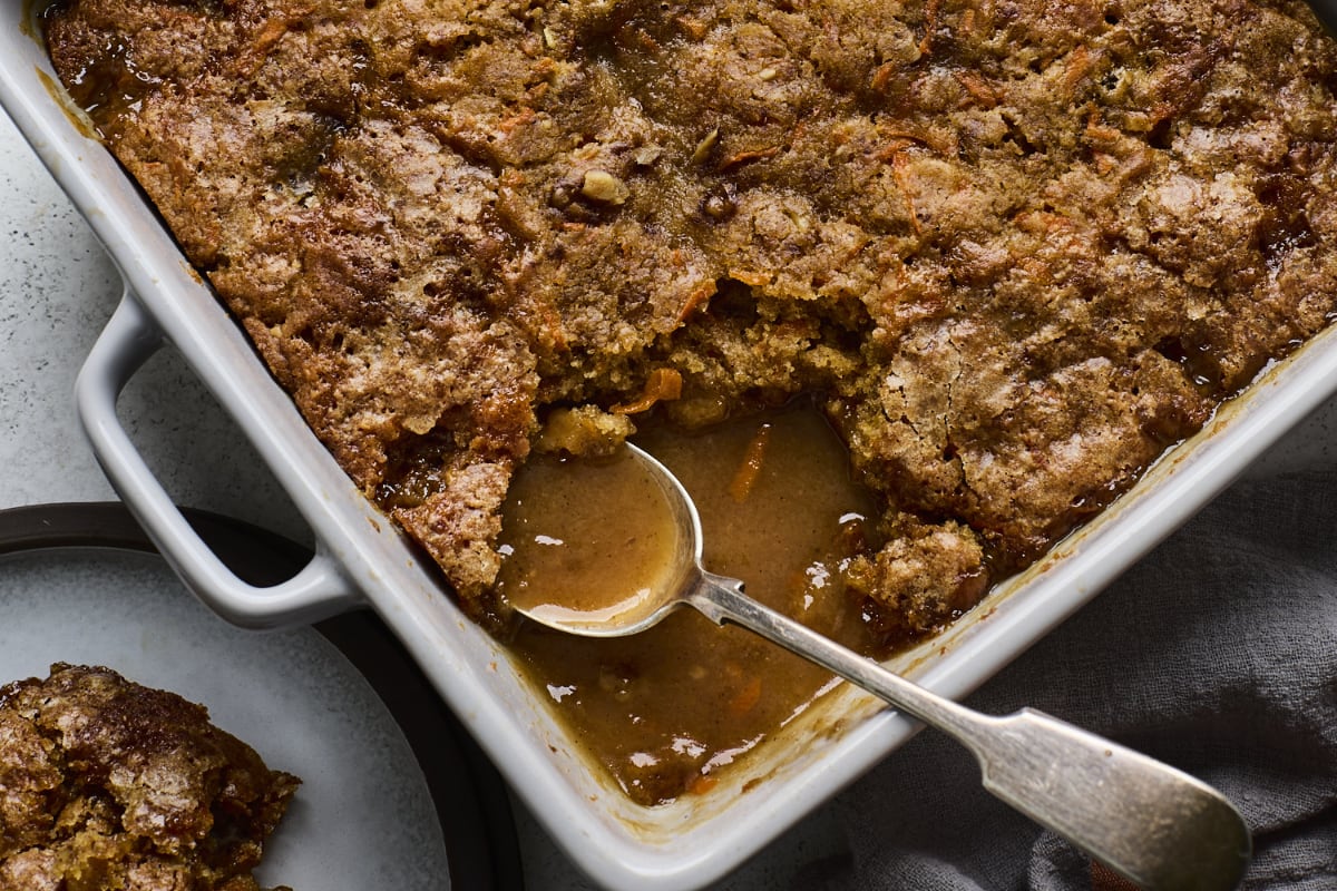 Self Saucing Carrot Cake Pudding