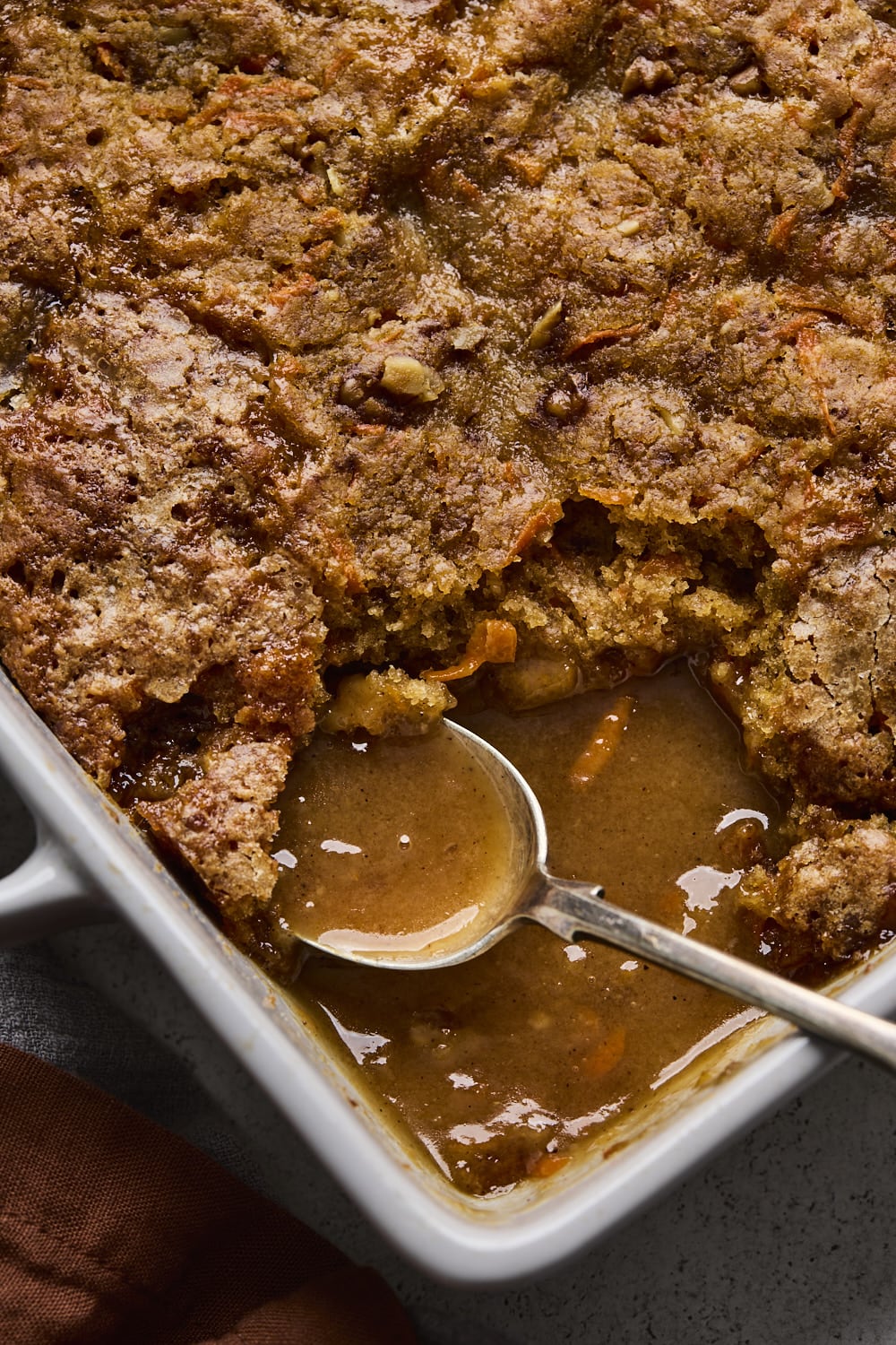 Self Saucing Carrot Cake Pudding