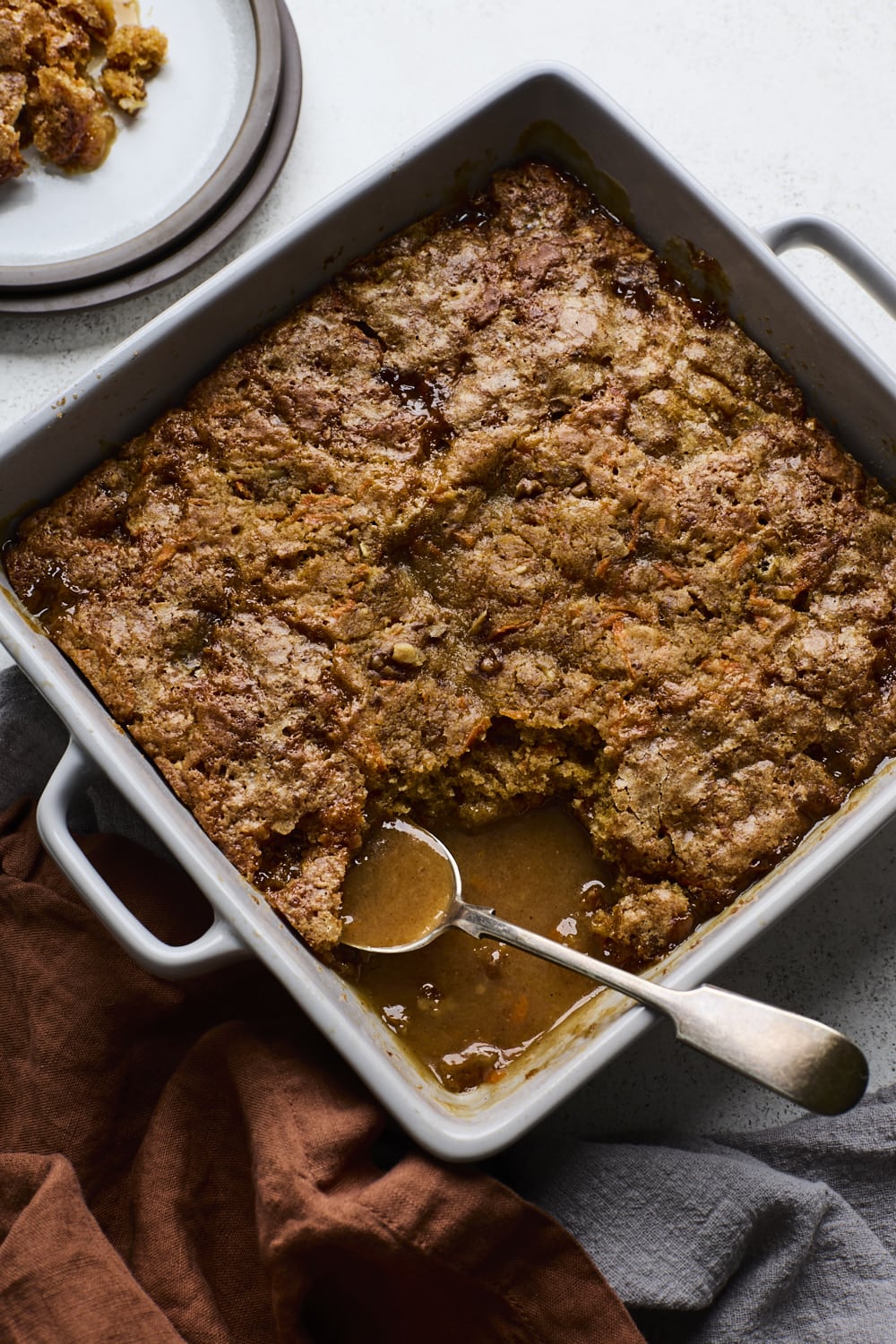 Self Saucing Carrot Cake Pudding