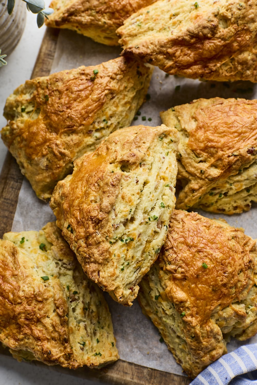 Bakery Style Ham and Cheddar Scones