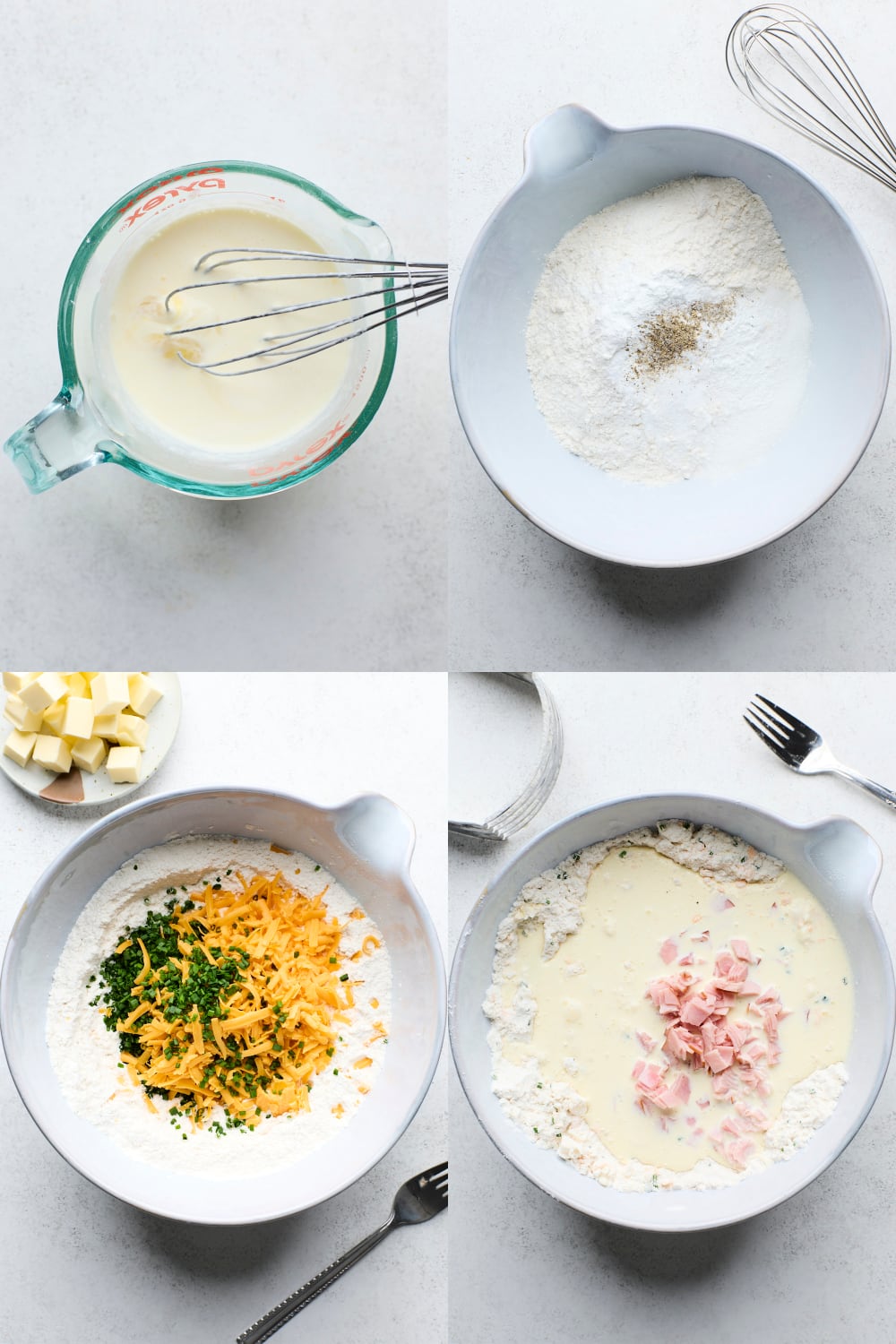 Bakery Style Ham and Cheddar Scones