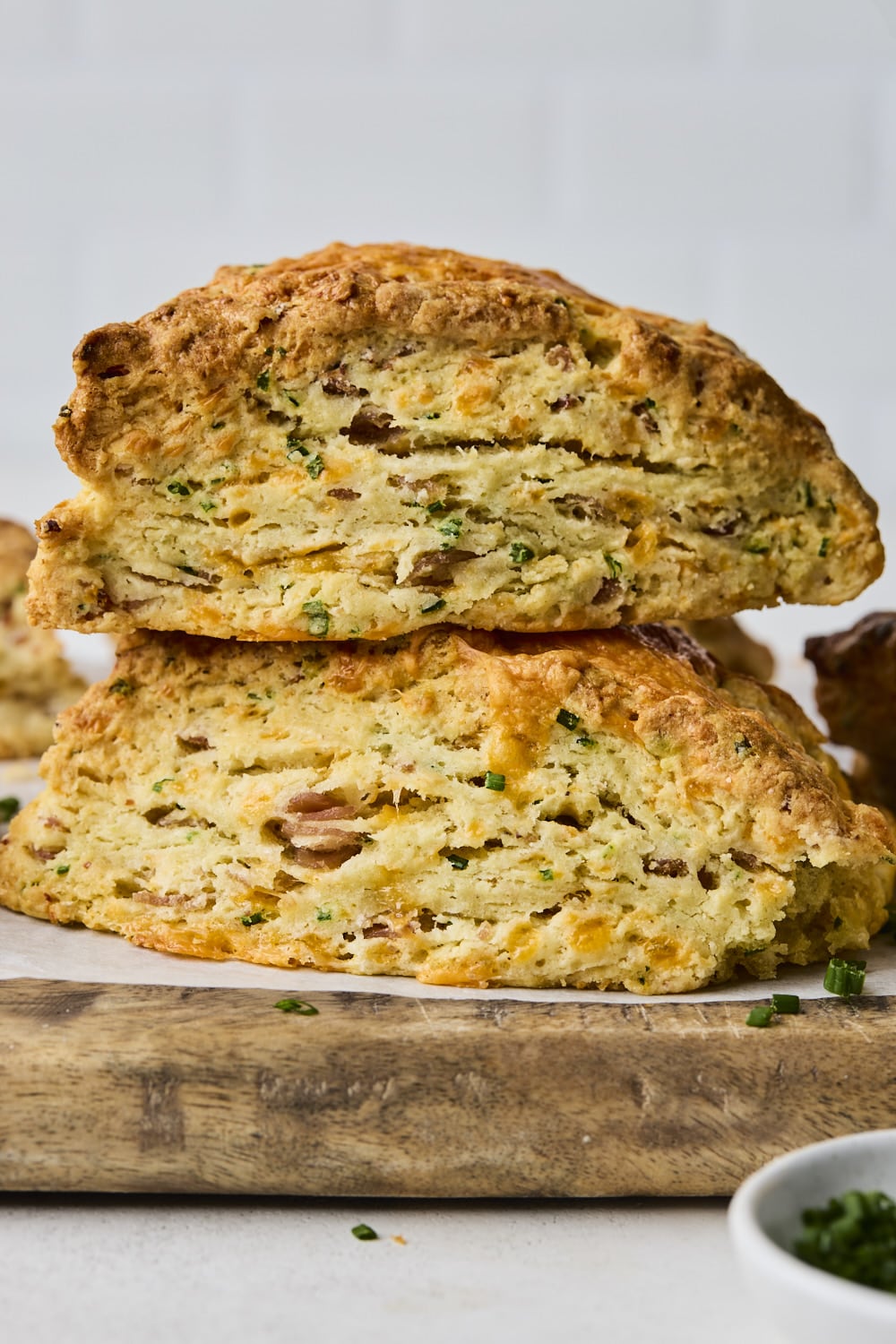 Bakery Style Ham and Cheddar Scones