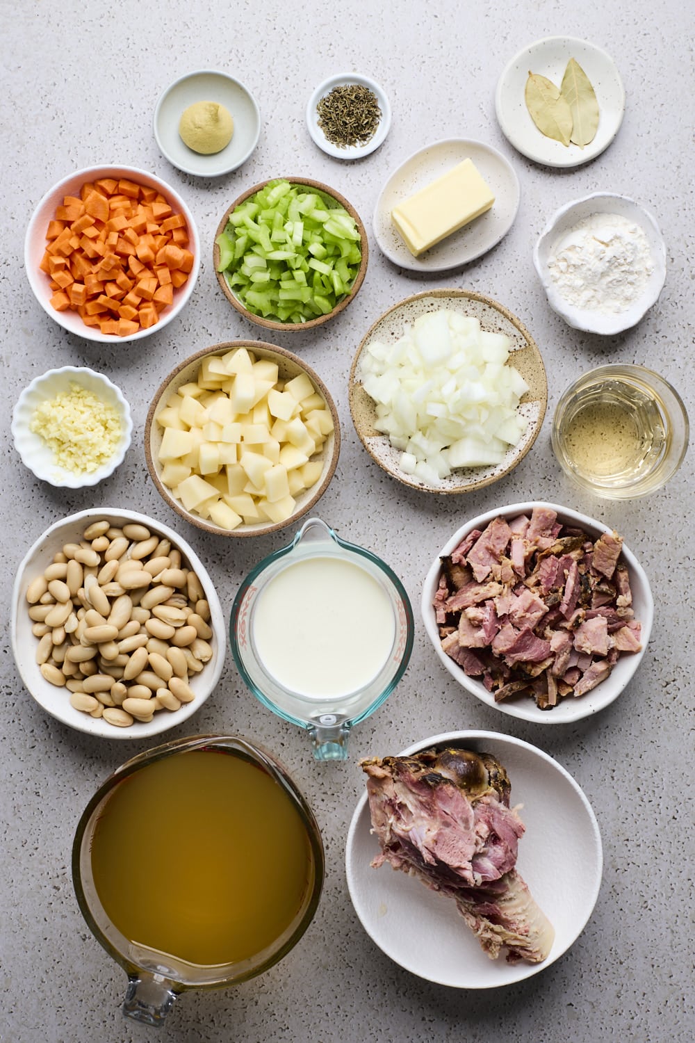 Creamy Ham Bone Soup With White Beans