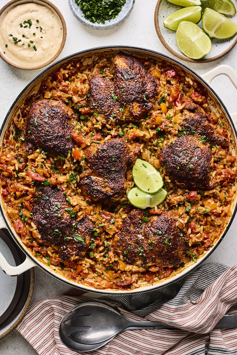 One Pot Blackened Cajun Chicken and Rice