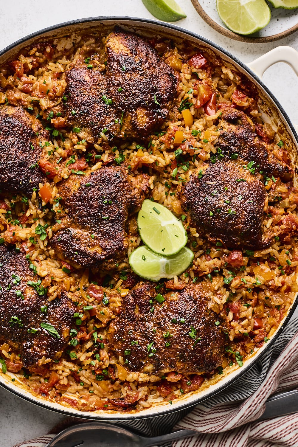 One Pot Blackened Cajun Chicken and Rice