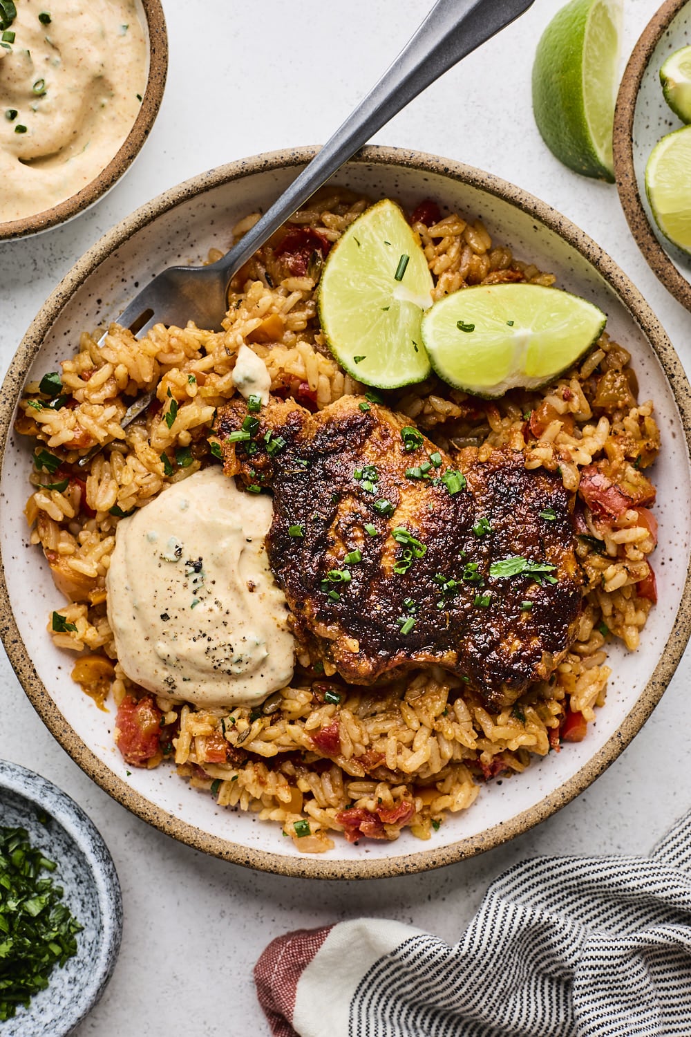 One Pot Blackened Cajun Chicken and Rice