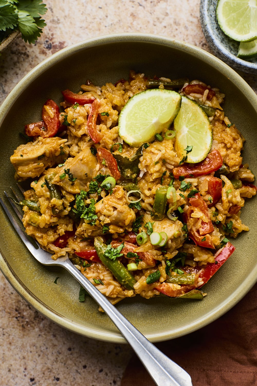 One Pot Thai Chicken and Rice