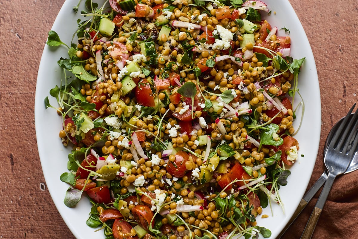 Mediterranean Lentil Salad