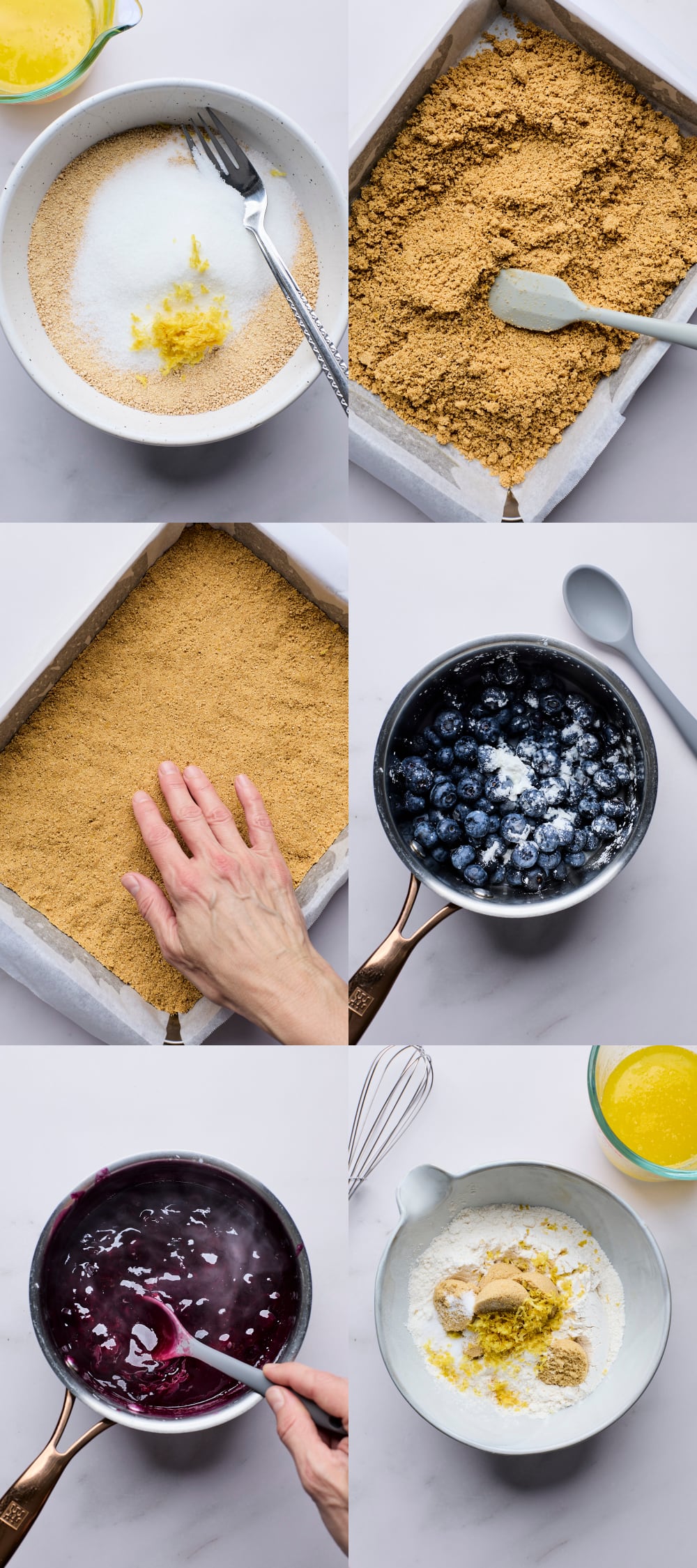 Blueberry Cheesecake Crumble Bars