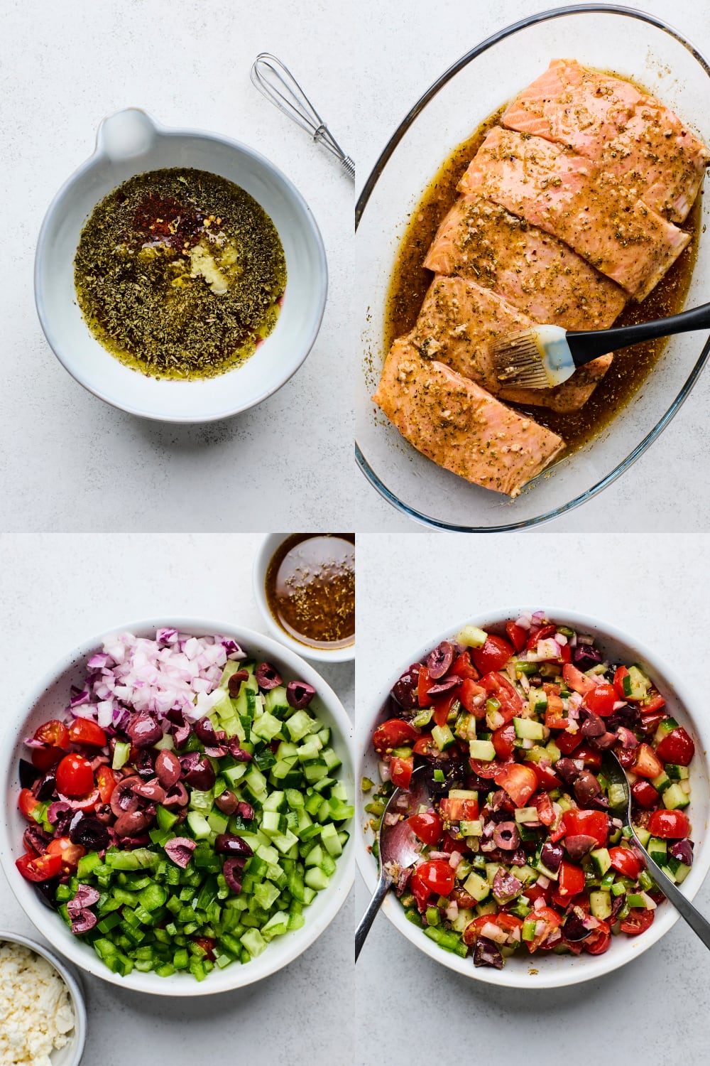 Greek Style Grilled Salmon