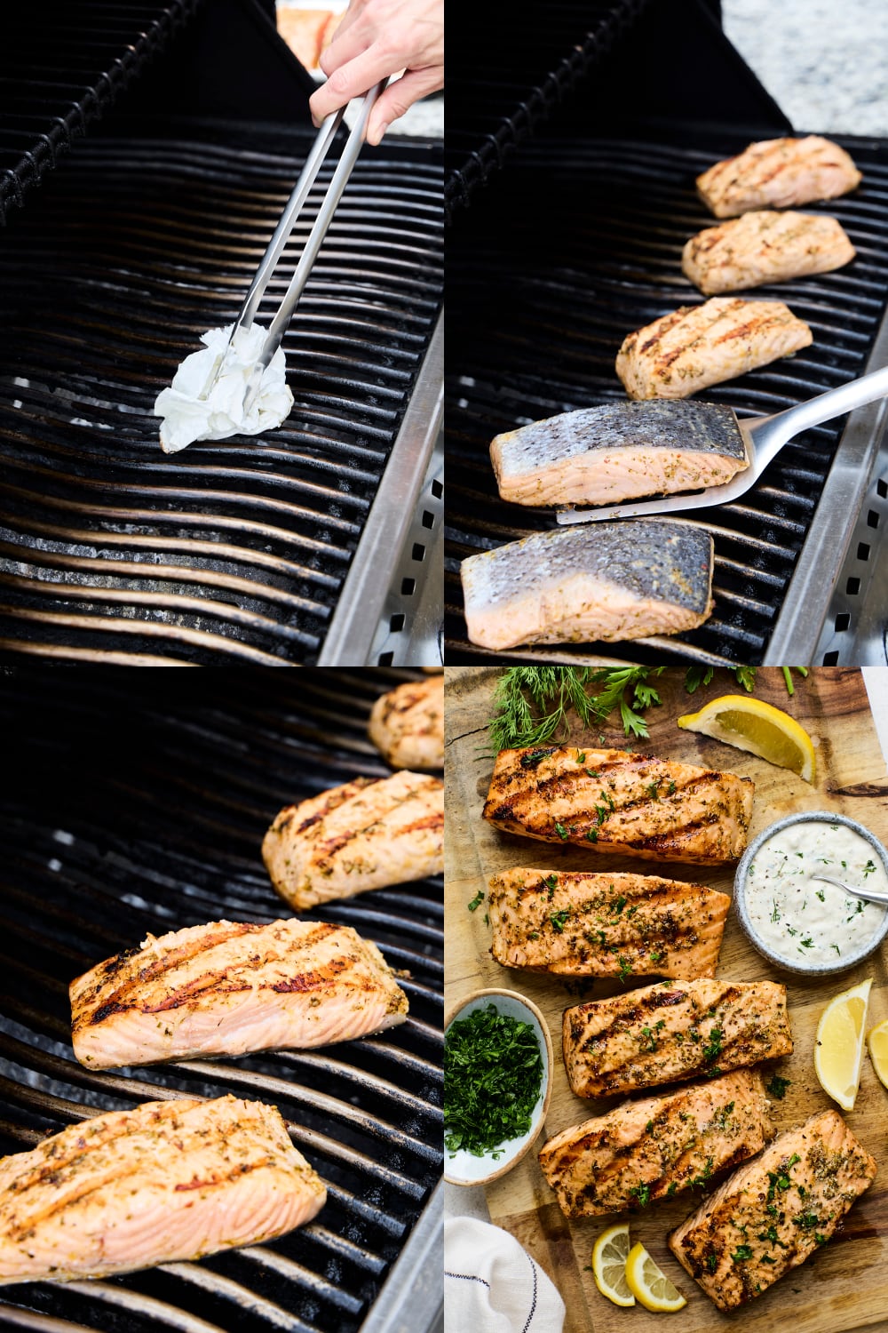 Greek Style Grilled Salmon