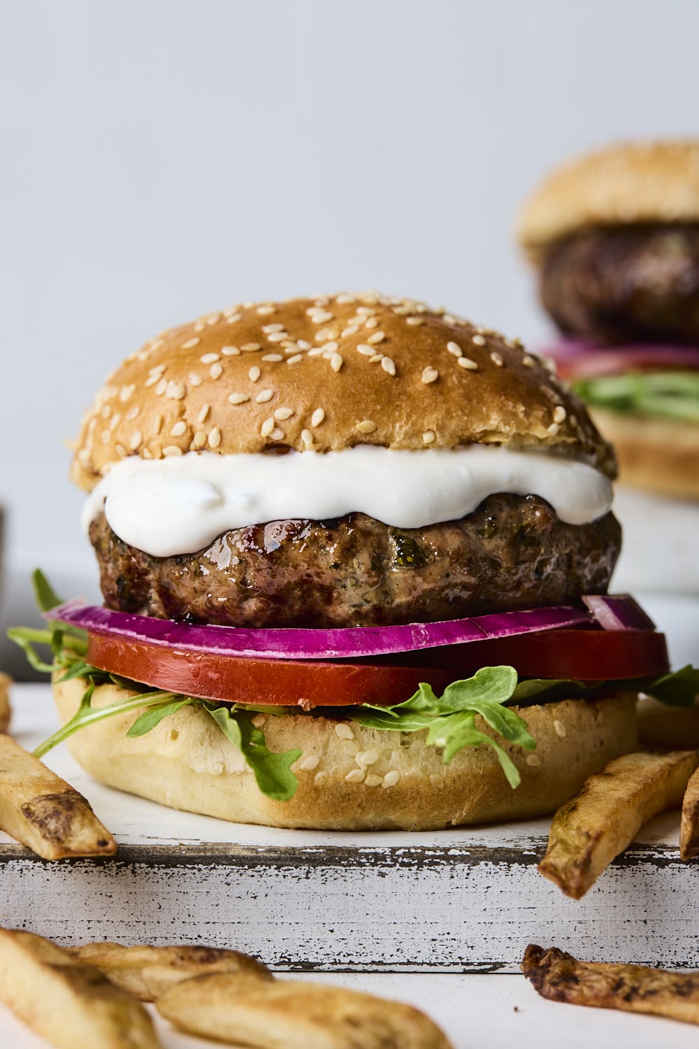 Greek Lamb Burgers