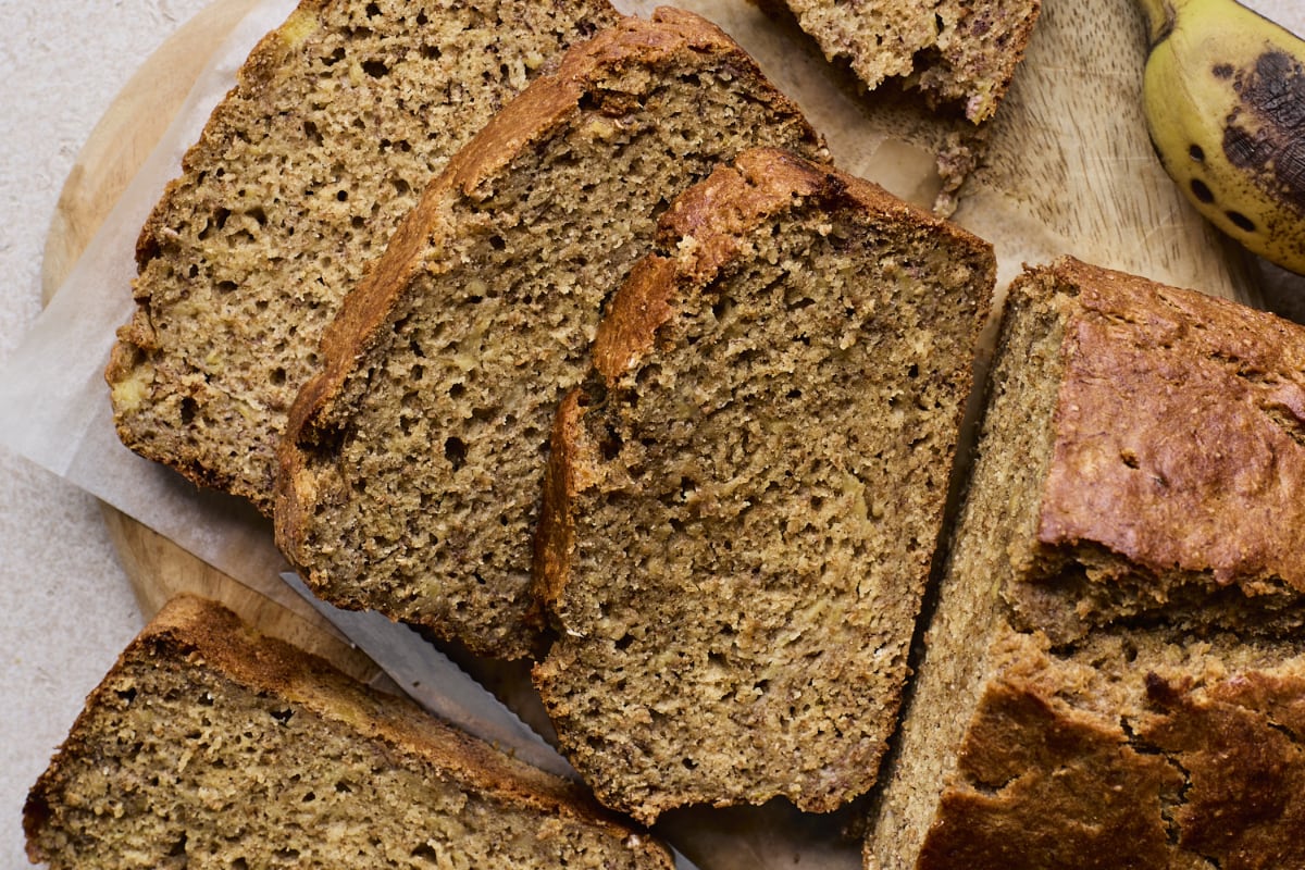 Healthy Whole Wheat Banana Bread