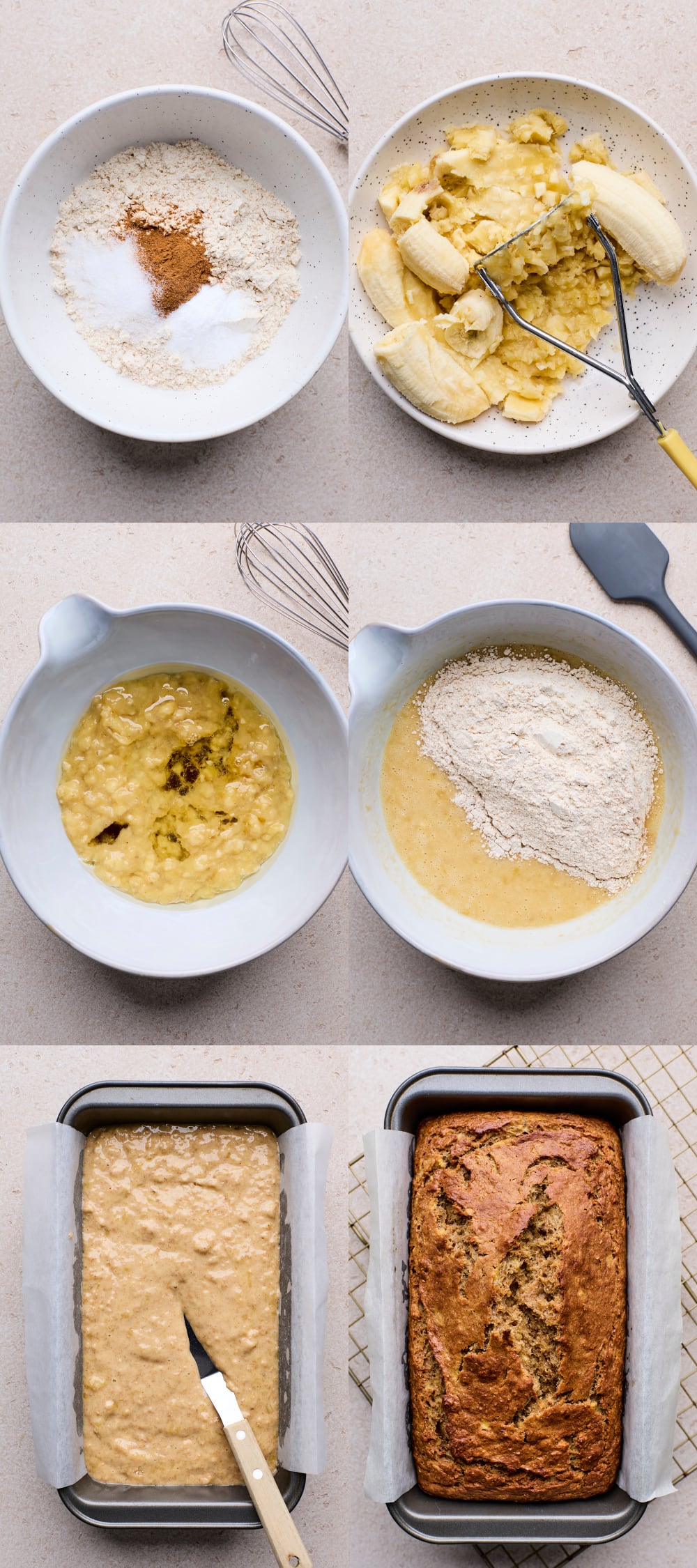 Healthy Whole Wheat Banana Bread